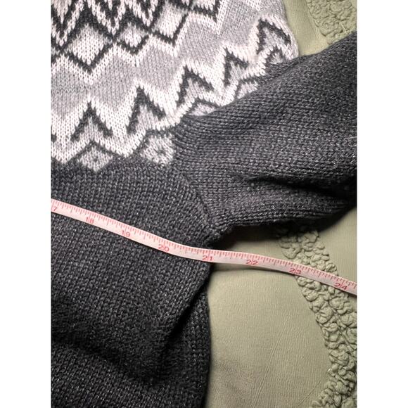 Old navy fair isle crew neck sweater womens large timeless cozy comfort warm - Picture 4 of 4